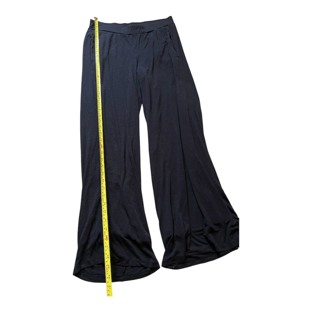 Philosophy Republic Womens Large Black Wide Leg Lounge Pants Elastic Waist